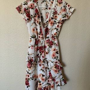 Charlotte Russe floral dress size small.